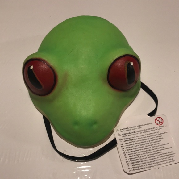 Wild Republic Red Eyed Frog Head Mask - Picture 1 of 3